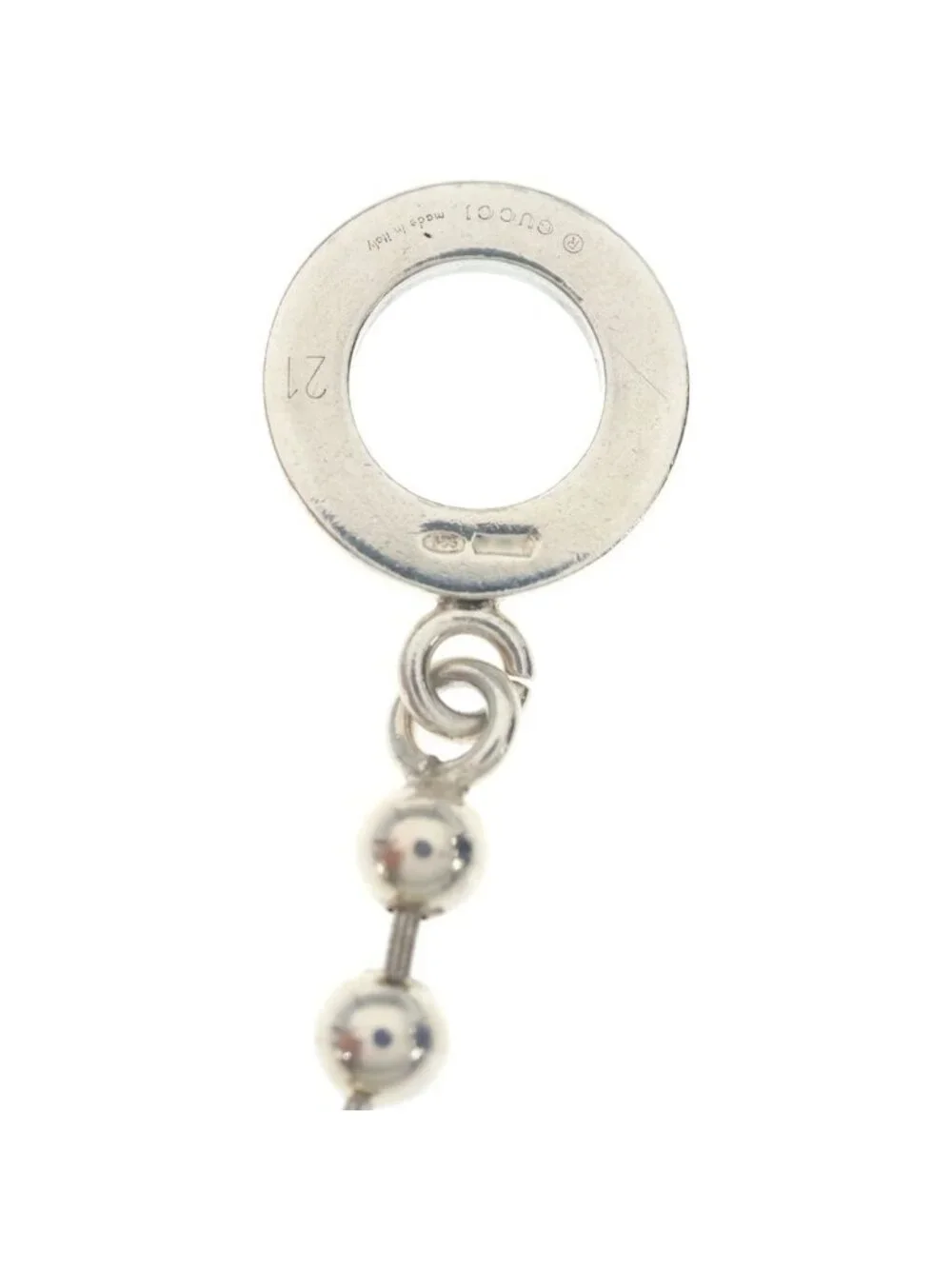 Gucci Circle Ballbracelet Silver Chain Bracelet